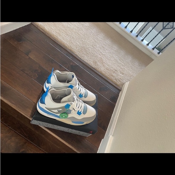 Jordan 4 “off white” Military Blue Concept - Picture 7 of 8
